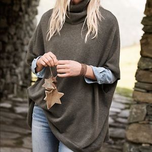 Garnet Hill Cashmere Sweater Cape